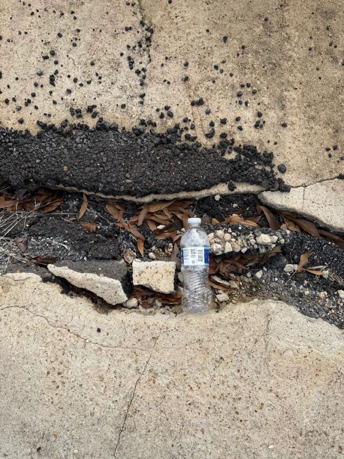 Gulfline Paving construction project — asphalt and concrete work