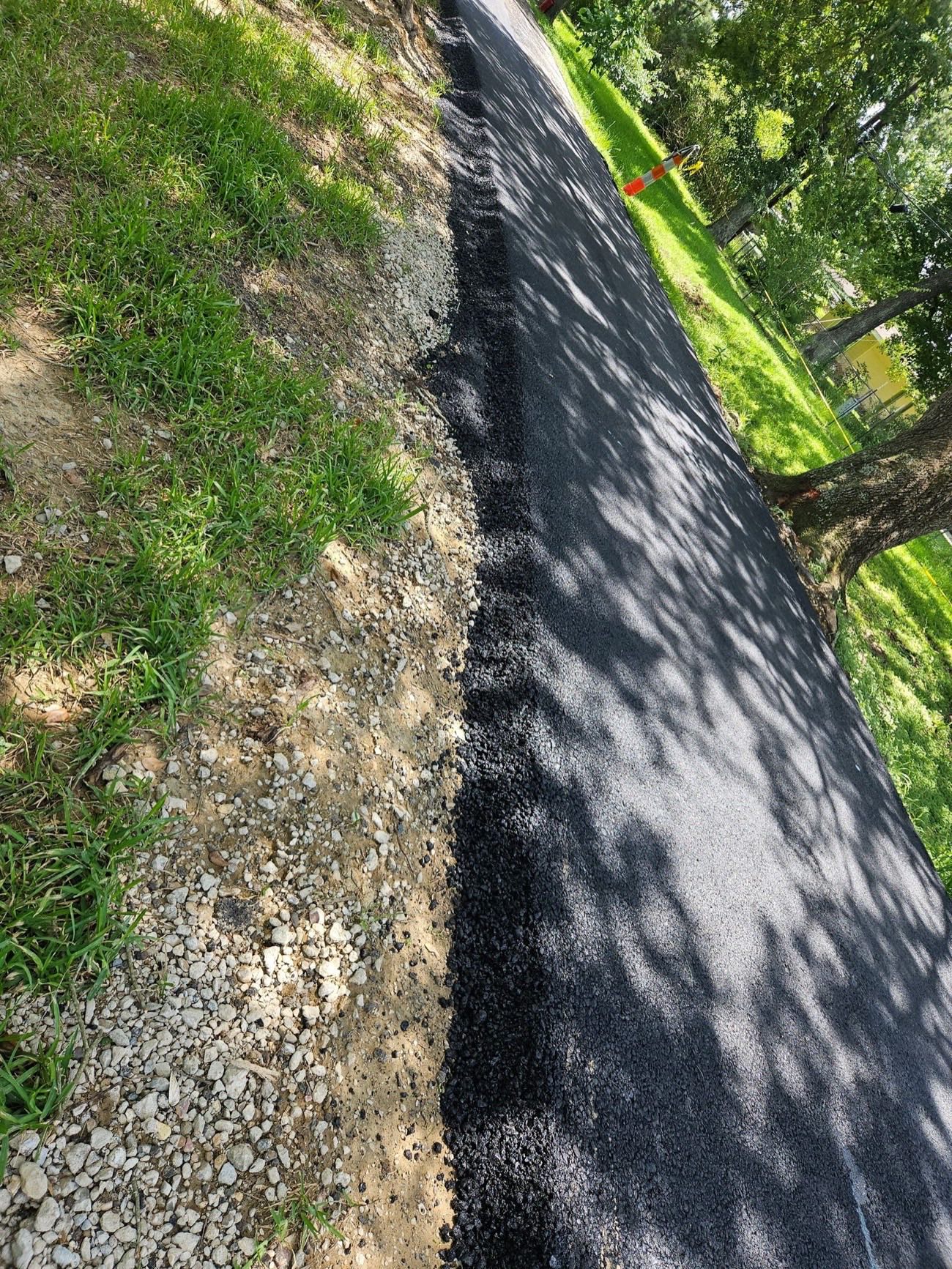 Gulfline Paving construction project — asphalt and concrete work